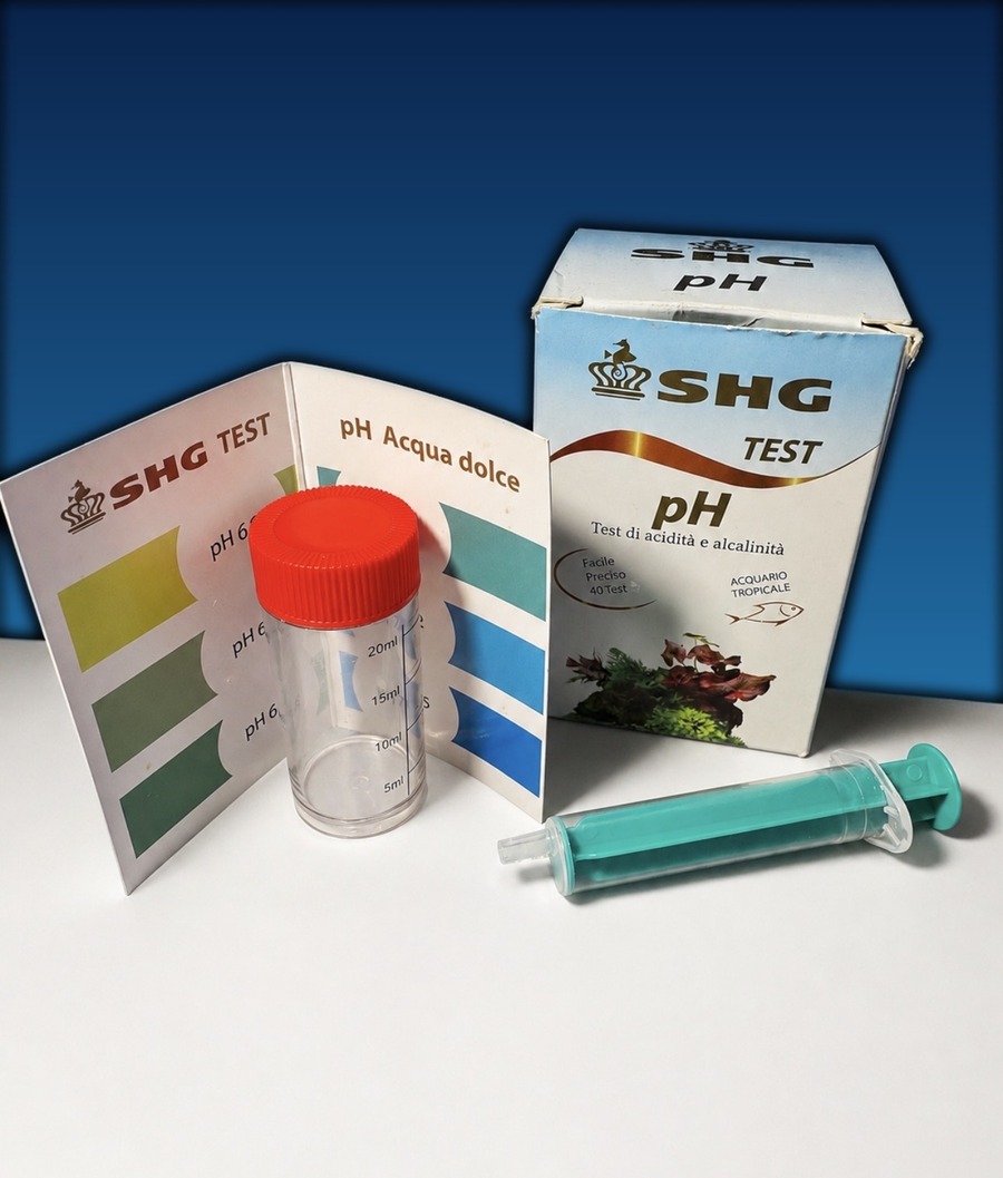 Kit di test SHG per misurare il pH dell'acqua in acquario